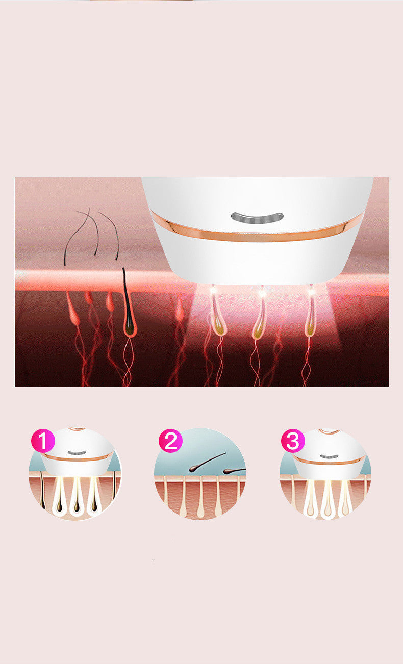 Portable Whole Body Hair Removal Device for Women